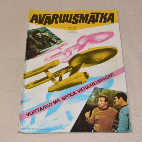 Avaruusmatka Star Trek 10 - 1974